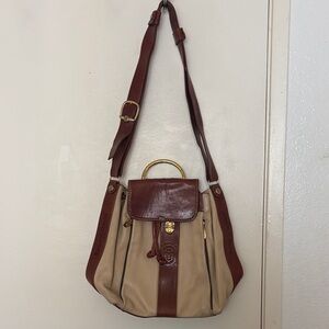 Marino Orlandi Brown/Beige Bucket Bag